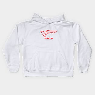 Austin Track Graphic Kids Hoodie